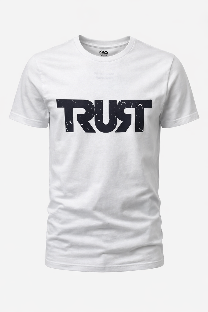 Trust Gang Distressed Logo T-shirt - Catch Body Customs