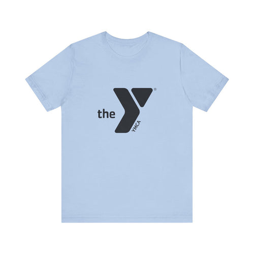 Unisex Black Y Logo Short Sleeve Tee
