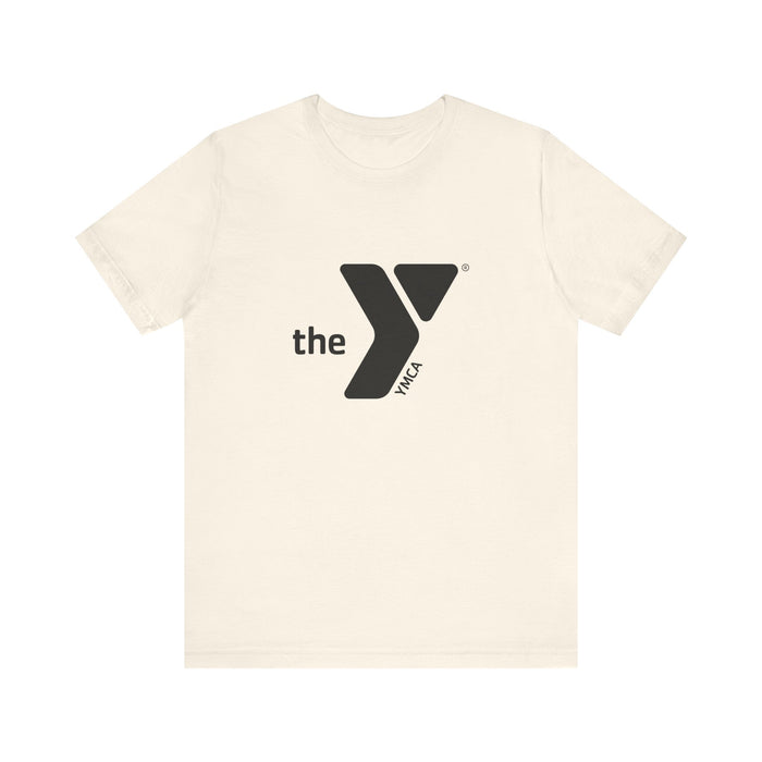 Unisex Black Y Logo Short Sleeve Tee