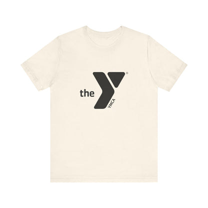 Unisex Black Y Logo Short Sleeve Tee