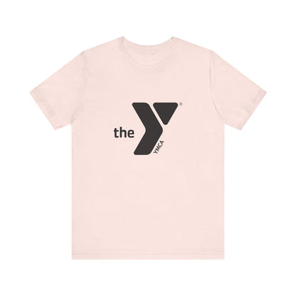 Unisex Black Y Logo Short Sleeve Tee