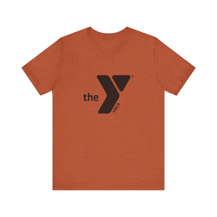 Unisex Black Y Logo Short Sleeve Tee