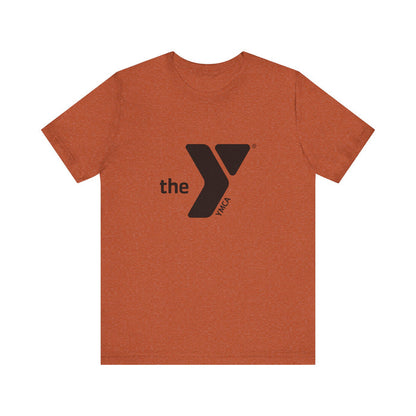 Unisex Black Y Logo Short Sleeve Tee