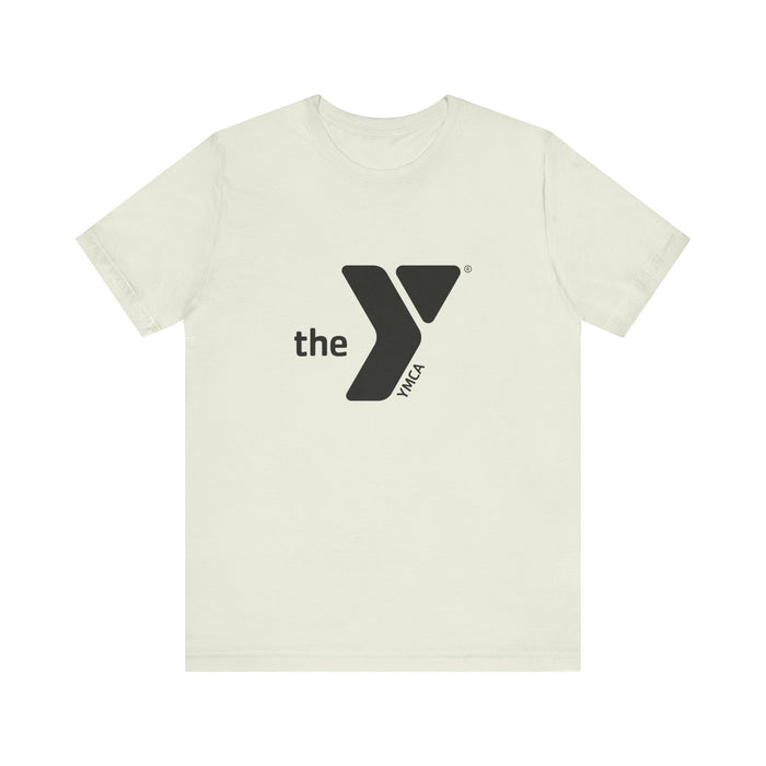 Unisex Black Y Logo Short Sleeve Tee
