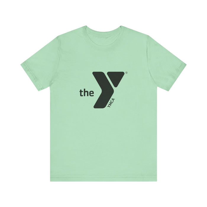 Unisex Black Y Logo Short Sleeve Tee