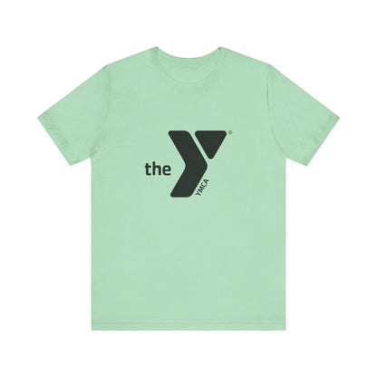 Unisex Black Y Logo Short Sleeve Tee