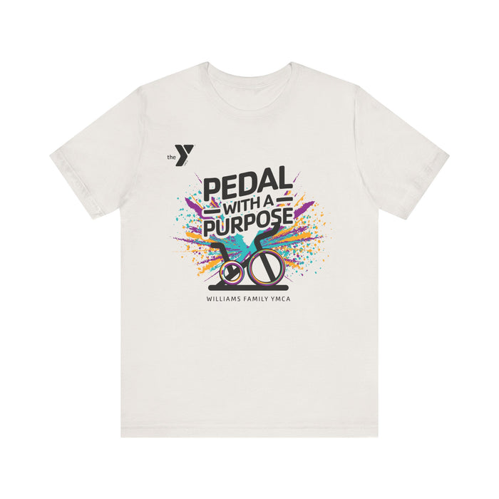 Unisex Williams Y Pedal with a Purpose Jersey Short Sleeve Tee