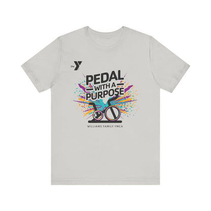 Unisex Williams Y Pedal with a Purpose Jersey Short Sleeve Tee