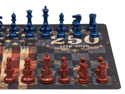 USA 250 Chess House Collector Edition Chess Set - Chess Set - Chess-House
