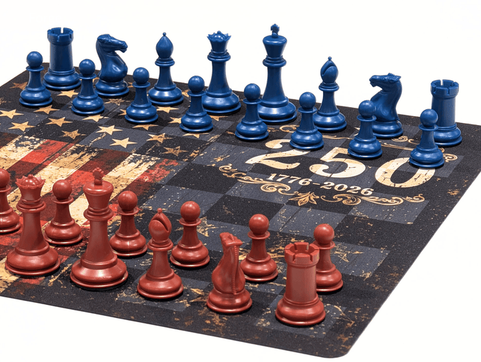 USA 250 Chess House Collector Edition Chess Set - Chess Set - Chess-House