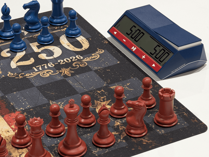 USA 250 Chess House Collector Edition Chess Set - Chess Set - Chess-House