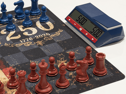 USA 250 Chess House Collector Edition Chess Set - Chess Set - Chess-House