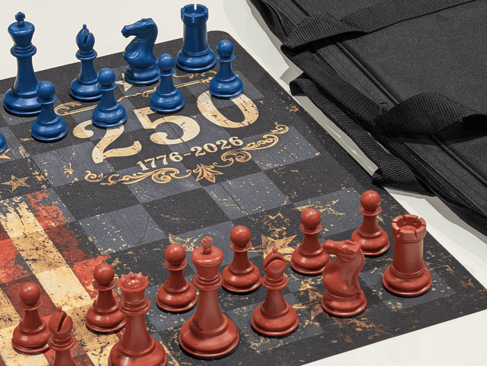 USA 250 Chess House Collector Edition Chess Set - Chess Set - Chess-House