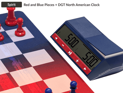 USA 250 Chess Set - Chess House Weighted Club Style - Chess Set - Chess-House