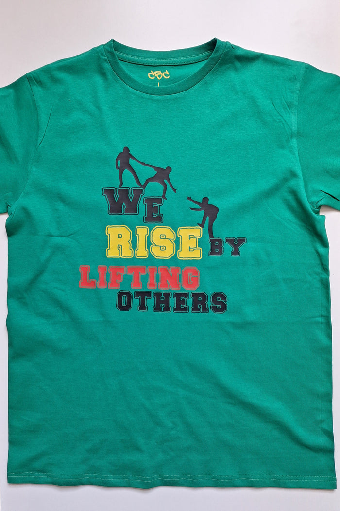We Rise by Lifting T-shirt - Catch Body Customs