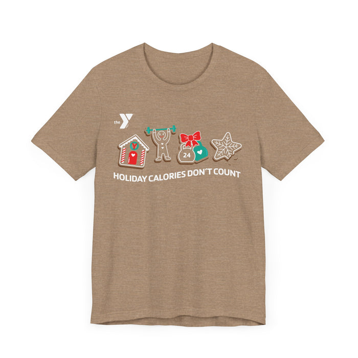 Winter - "Holiday Calories Don't Count" Jersey Tee