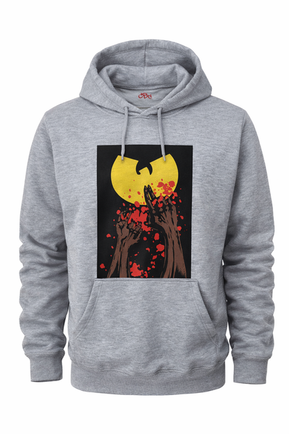 Wu-Tang Bloody Canvas Hoodie - Catch Body Customs