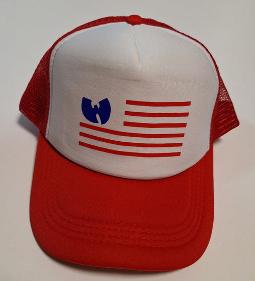 Wu-Tang Flag Trucker Cap - Catch Body Customs