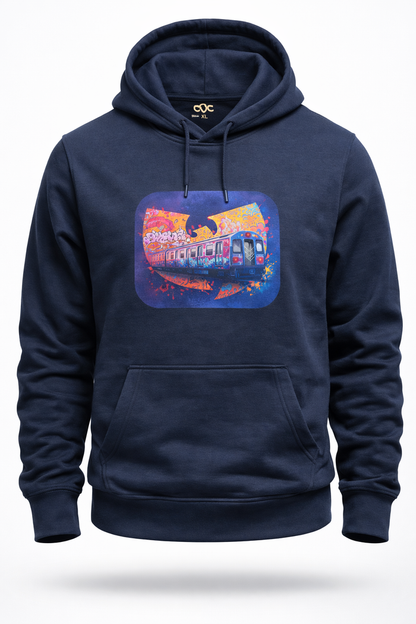Wu-Tang Graffiti Train Hoodie - Catch Body Customs