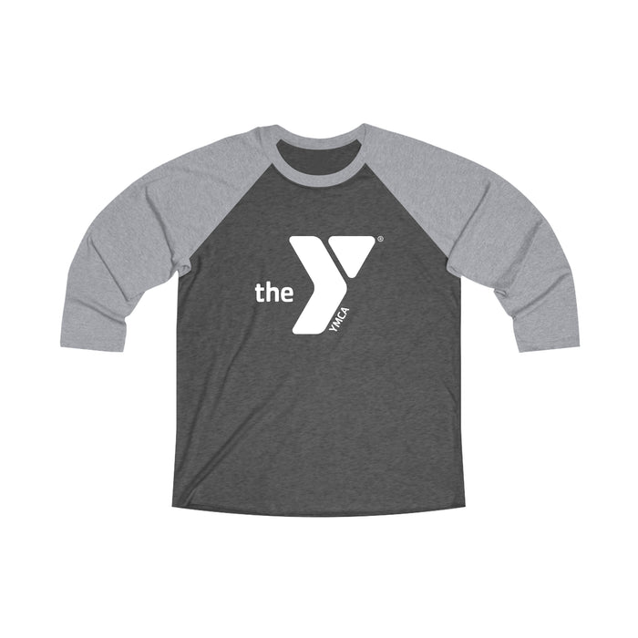 Y logo Unisex Tri-Blend 3\4 Raglan Tee