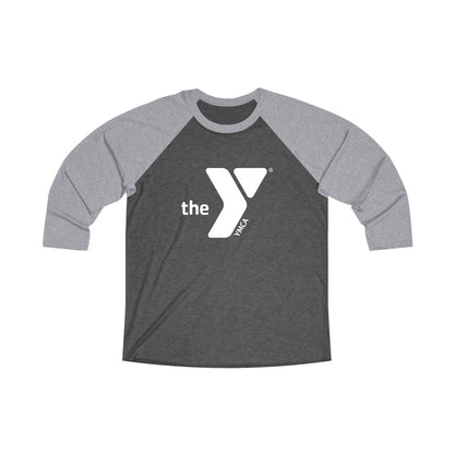 Y logo Unisex Tri-Blend 3\4 Raglan Tee